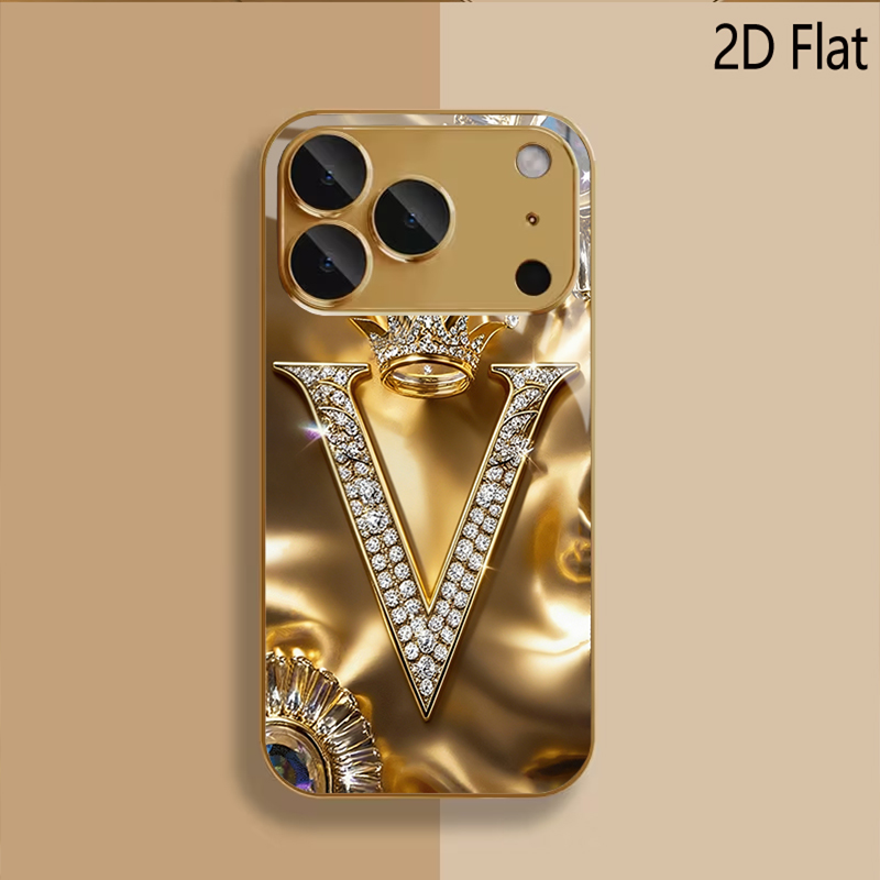 letterV print Patterned temper - Phone Cases That Cover The Camera 评论和价格