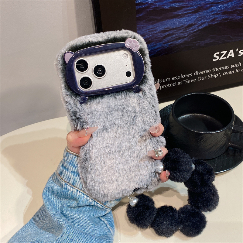 Luxury Solid Colors Furry Plus - Phone Cases Iphone 评论和价格
