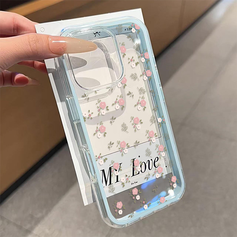 Green Leaves Pink Flower 2in1  - Phone Cases Protective 评论和价格