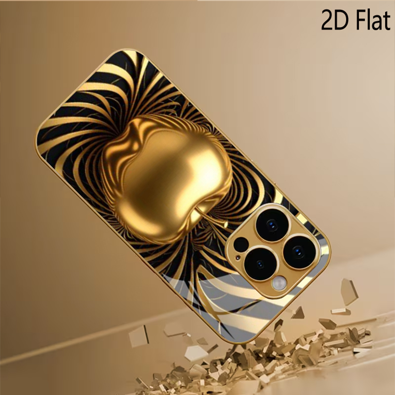 Golden Apple Patterned tempere - Phone Cases That Cover The Camera 评论和价格
