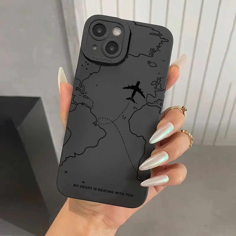 Travel-spired Airplane Route B - Phone Cases Protective 评论和价格