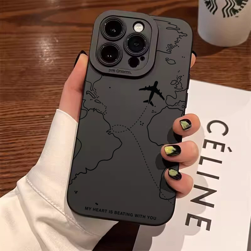 Travel-spired Airplane Route B - Phone Cases Protective 评论和价格