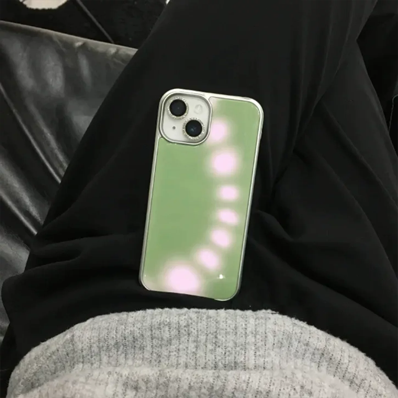 Niche Summer Matcha Green Pink - Phone Cases Green 评论和价格