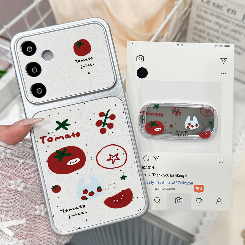 Korean Cartoon Fruit Phone Cas - Phone Cases Leather 评论和价格