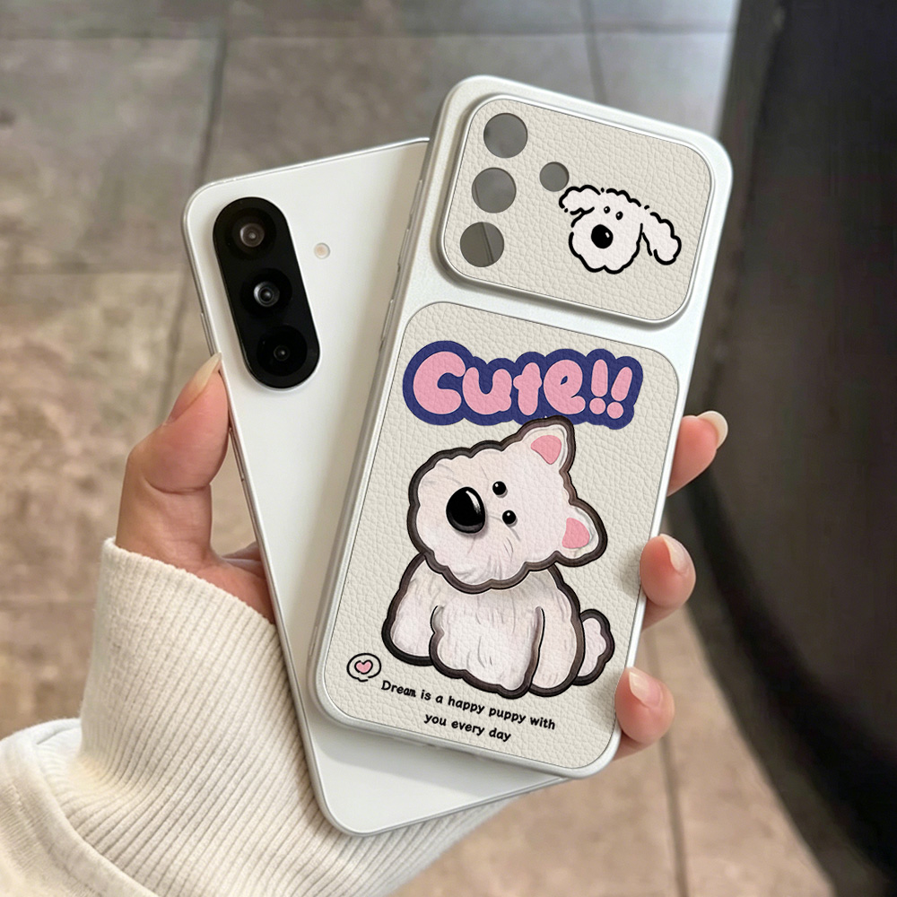 Cute Cartoon Dog Lanyard Phone - Phone Cases Leather 评论和价格