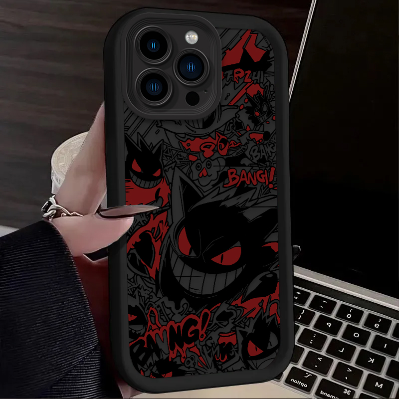 P-Pokemon Gengar Graffiti Phon - Phone Cases Protective 评论和价格