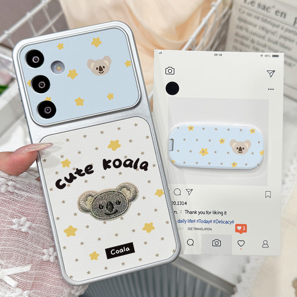 Cute Koala Leather Phone Case  - Phone Cases Leather 评论和价格