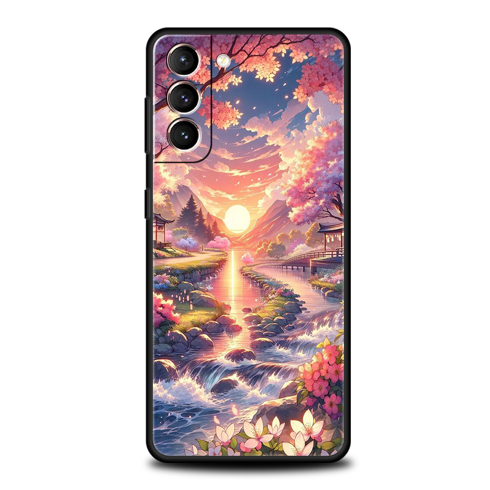 Pink Spring Cherry Blossoms Ph - Phone Cases Burga 评论和价格
