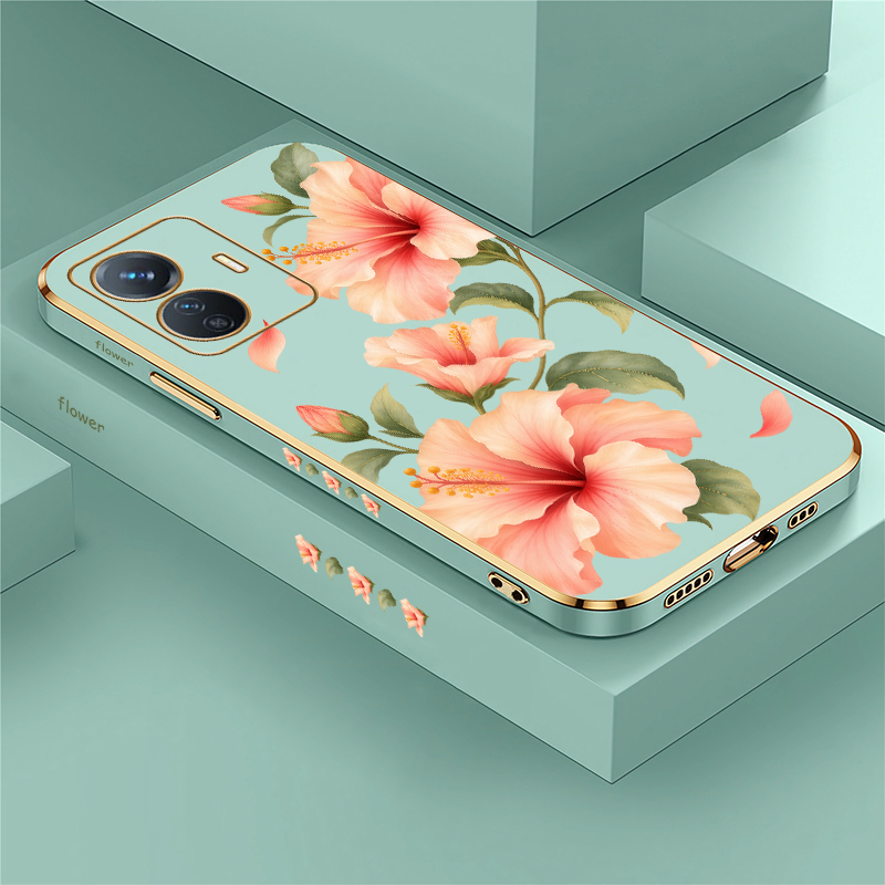 Floral Pattern Phone Case For  - Phone Cases Vivo 评论和价格