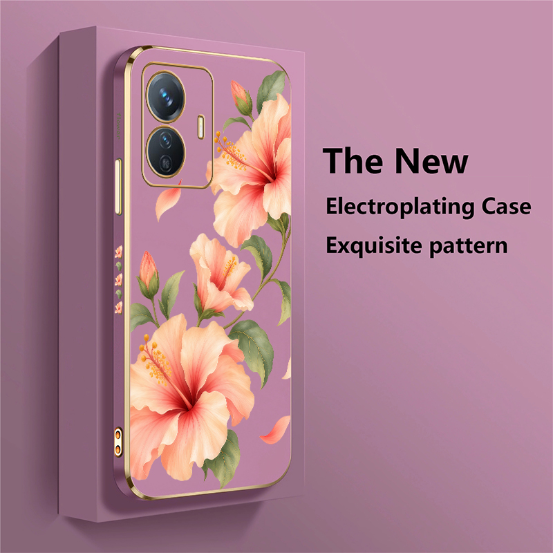 Floral Pattern Phone Case For  - Phone Cases Vivo 评论和价格