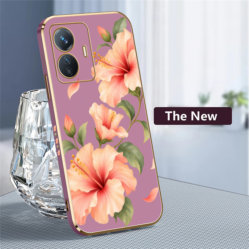 Floral Pattern Phone Case For  - Phone Cases Vivo 评论和价格
