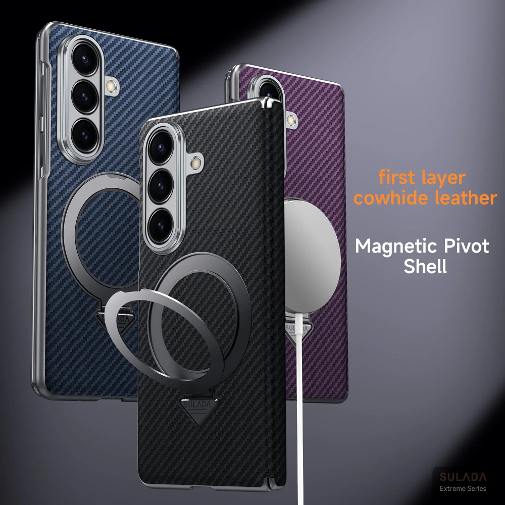 Business Carbon Fibre Magnetic - Ring Stand Case 评论和价格