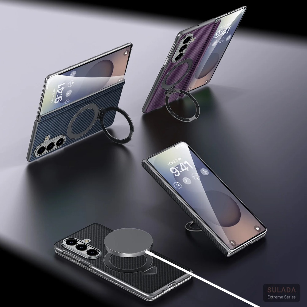 Business Carbon Fibre Magnetic - Ring Stand Case 评论和价格