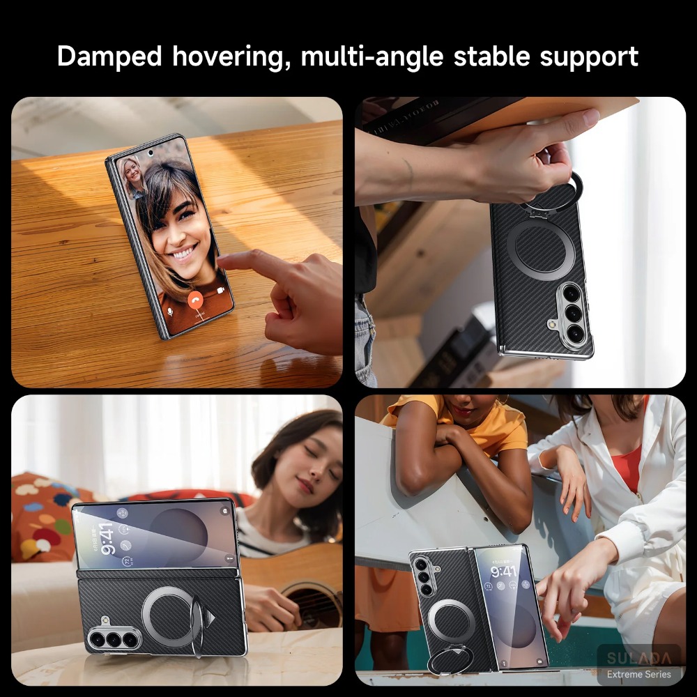 Business Carbon Fibre Magnetic - Ring Stand Case 评论和价格