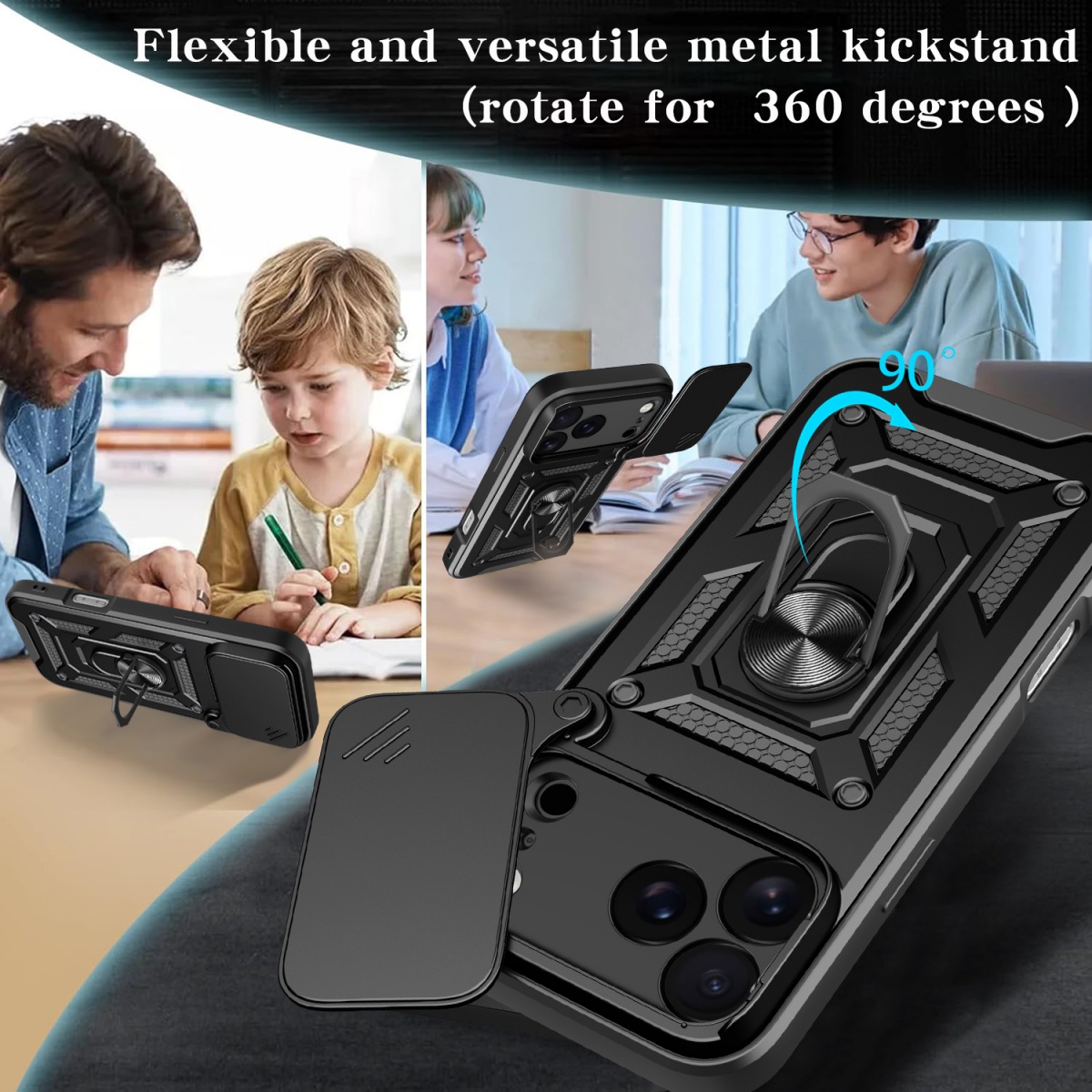 Shockproof Case for IPhone Air - Ring Stand Case 评论和价格