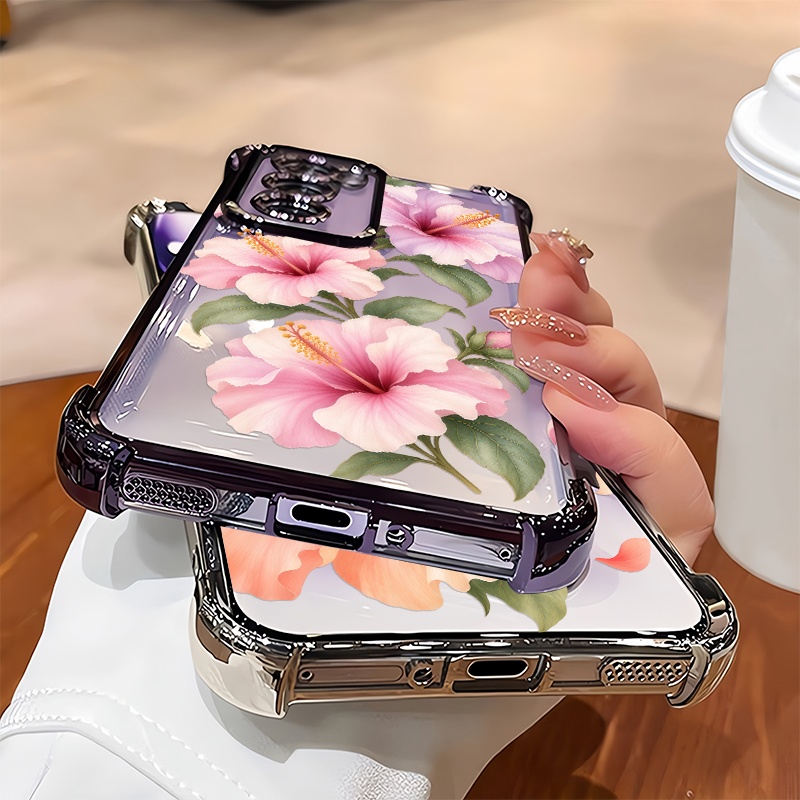 Painting Pink Flower Phone Cas - Phone Cases Vivo 评论和价格