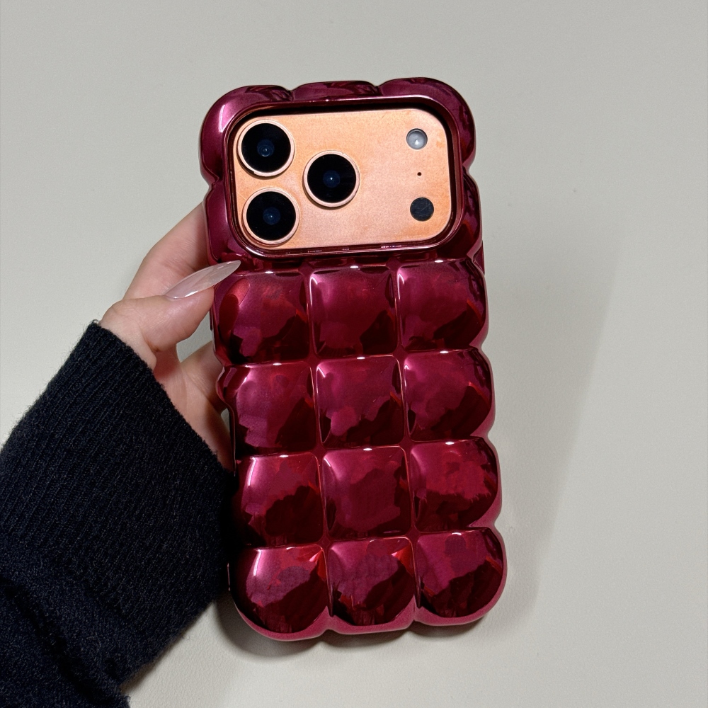 Ins Cherry Red 3D Puff Bubble  - Phone Cases Redbubble 评论和价格