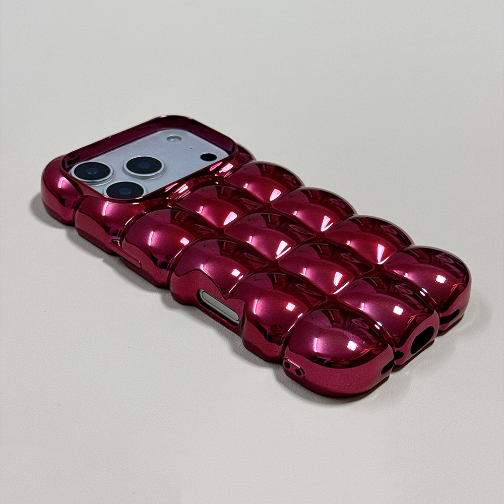 Ins Cherry Red 3D Puff Bubble  - Phone Cases Redbubble 评论和价格