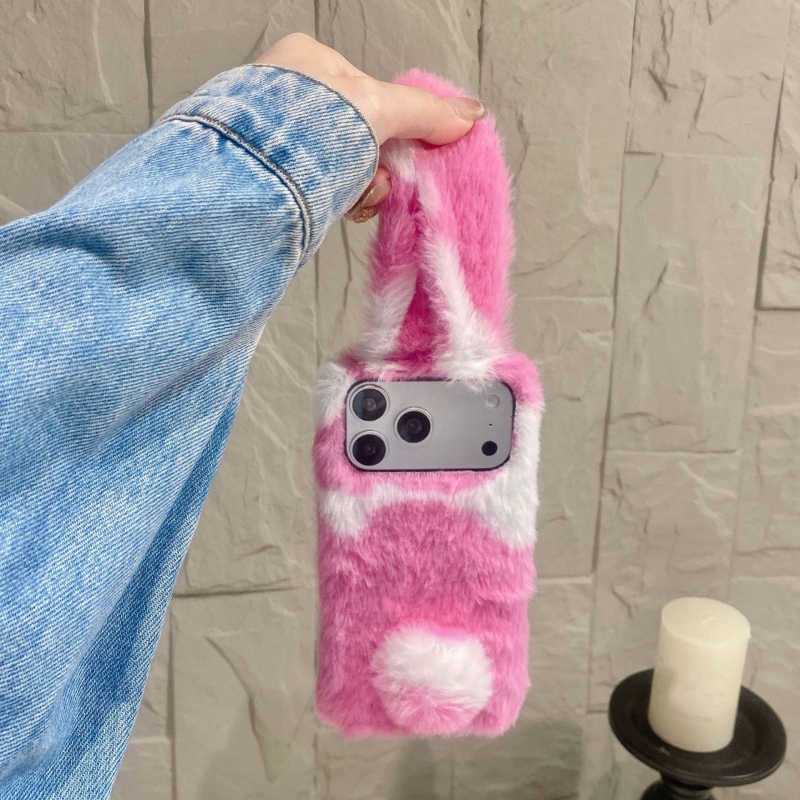Cute Rabbit Design Fluffy Phon - Phone Cases Iphone 评论和价格