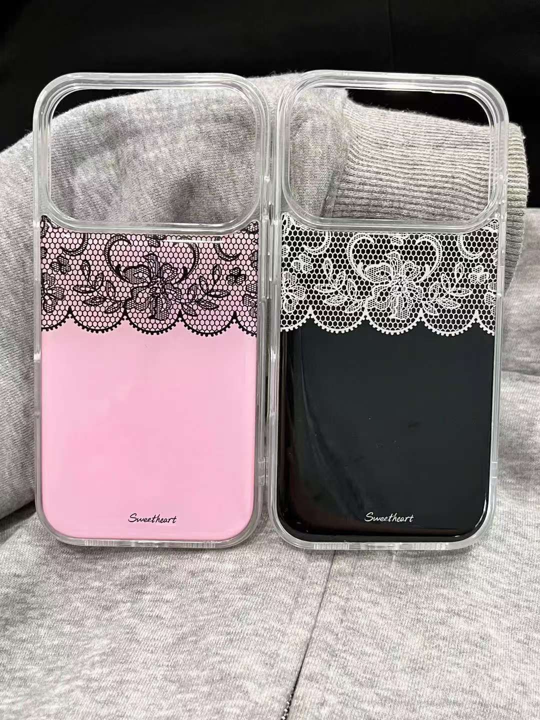 Korean Ins Girl Black Green Wh - Phone Cases Green 评论和价格