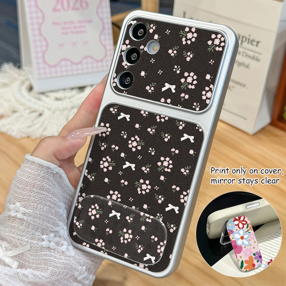 Black Floral Bow Phone Case Fo - Phone Cases With Stand 评论和价格